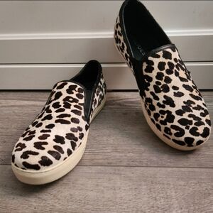 J/Slides Women's Leopard Print Slip-On Shoes